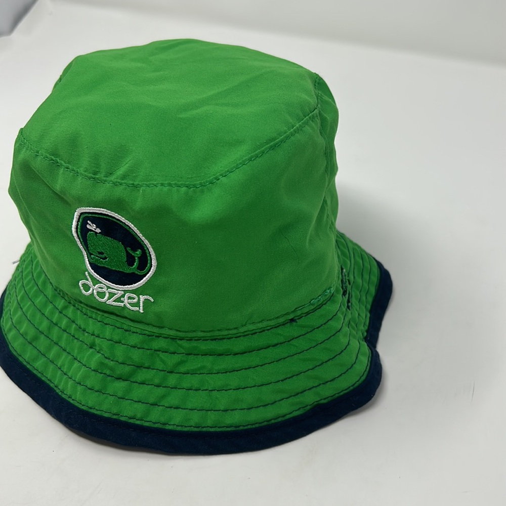 Dozer Boys Reversible Green Blue Whale Bucket Sun Hat - Picture 6 of 8